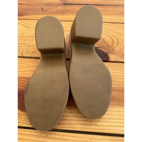 ZODIAC Dorit Slip On Loafer Nougat Pink Suede Leather Size 9 Platform Retro EUC! - Picture 7 of 7